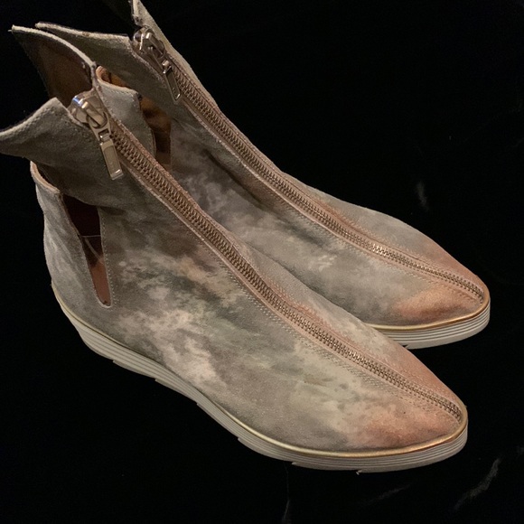 Italian Papucei wedge boots, kinda like Fly London, 38. - Picture 2 of 9